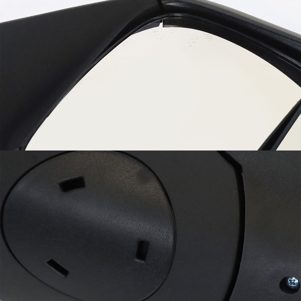 Black Heated Door Mirror for Freightliner Cascadia 2018+ Right Passenger Side