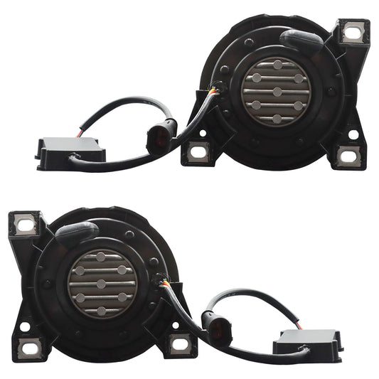 LED Fog Lights Compatible With Peterbilt Kenworth Driver and Passenger Side