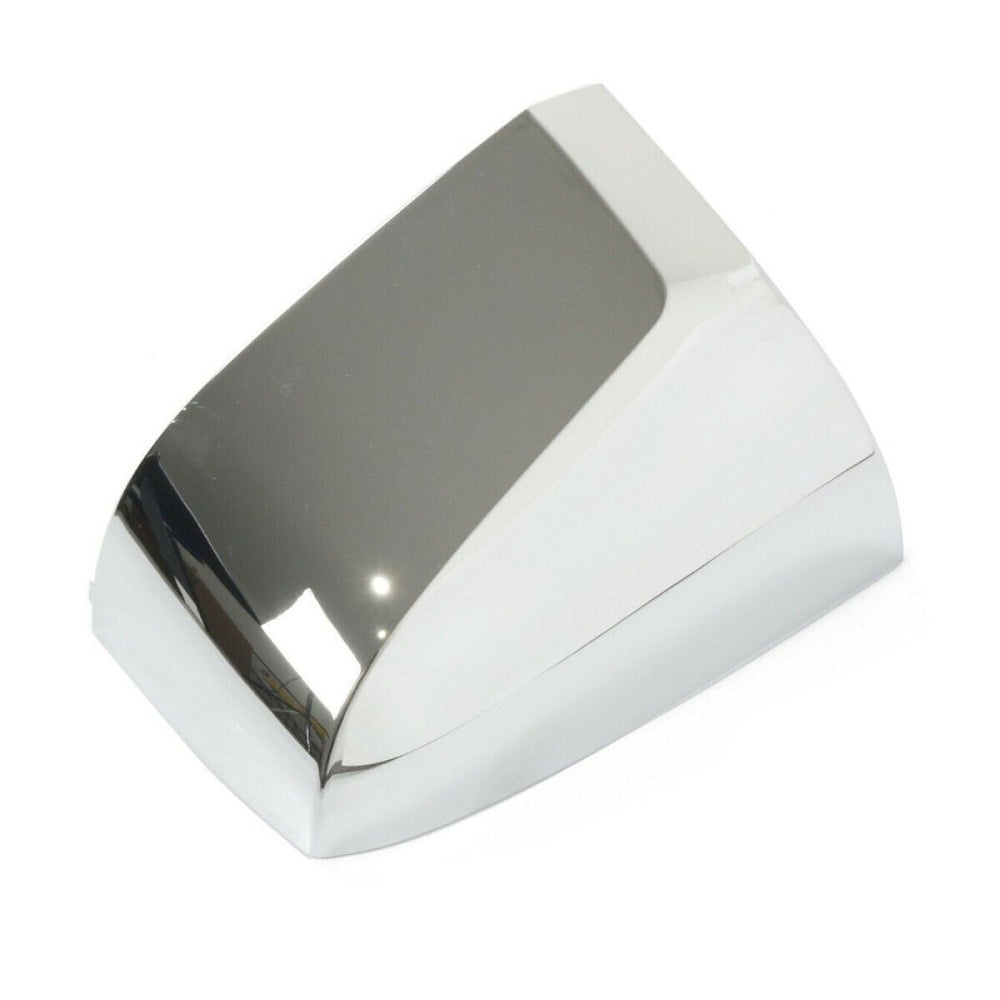 Chrome Hood Mirror Covers Compatible With Volvo VNL 2004-2017 2Pcs