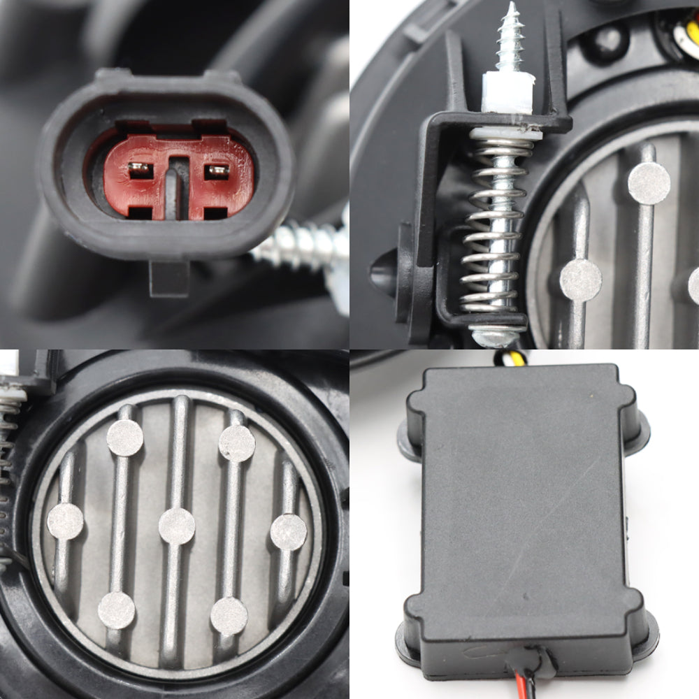 LED Fog Lights Fit For Freightliner Columbia 2000-2015 Driver and Passenger Side