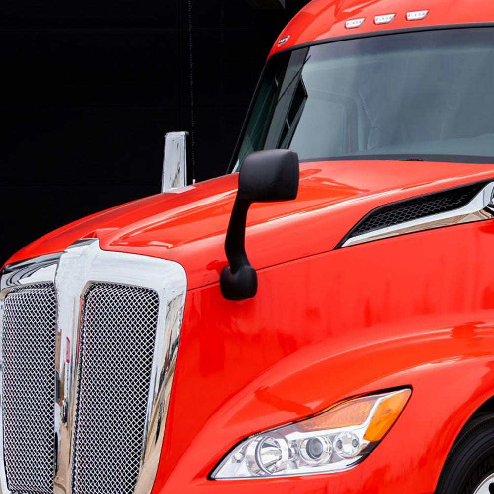 Fit for Kenworth T680 & Peterbilt 579/587 Black Hood Mirrors