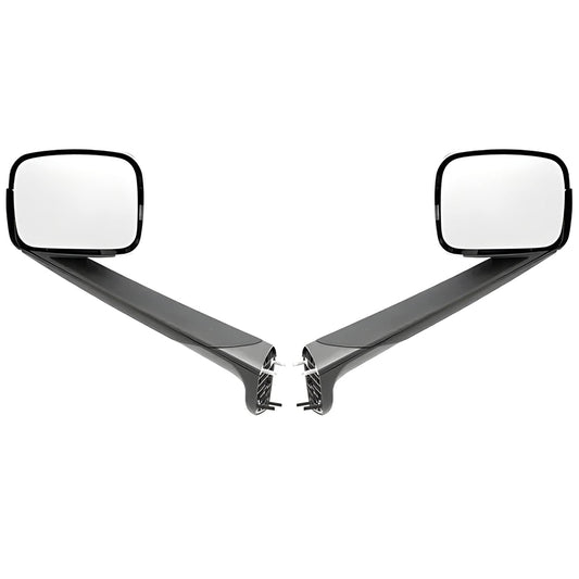 Fit for Freightliner Cascadia 2018-2021 Chrome Hood Mirrors