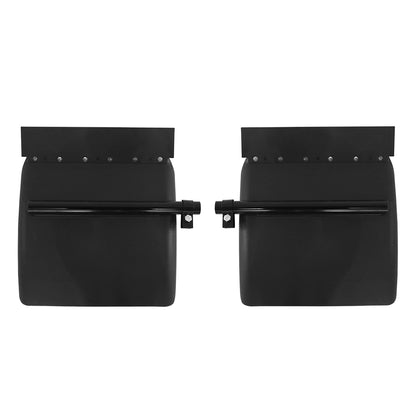 Universal 24" Black Poly Semi Truck Quarter Fenders