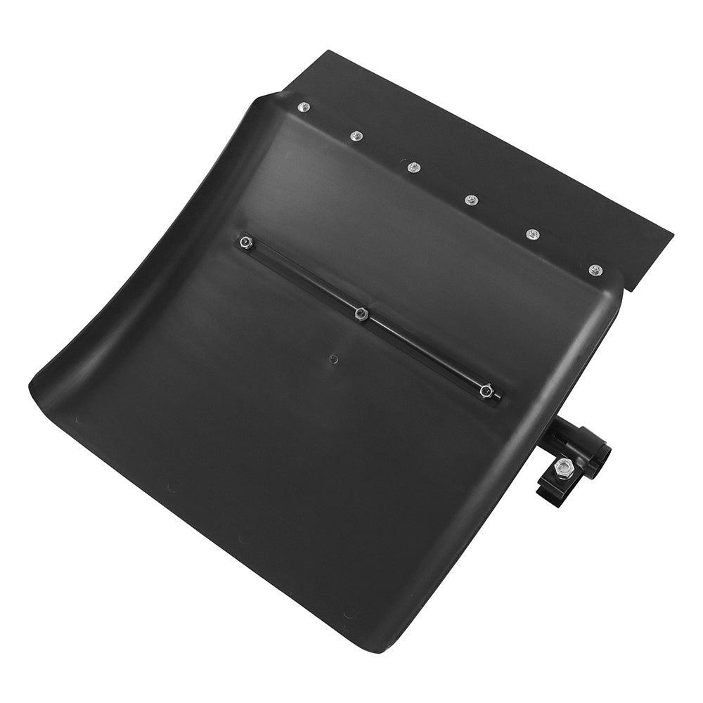 Universal 24" Black Poly Semi Truck Quarter Fenders