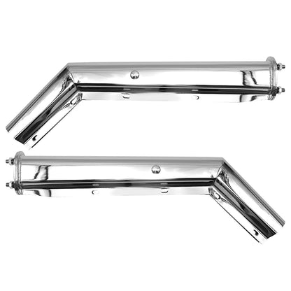Universal 27" Stainless Steel Angled Mud Flap Hanger Bracket