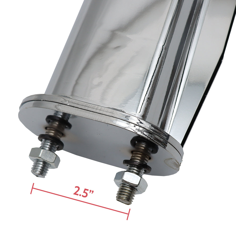 Universal 27" Stainless Steel Angled Mud Flap Hanger Bracket