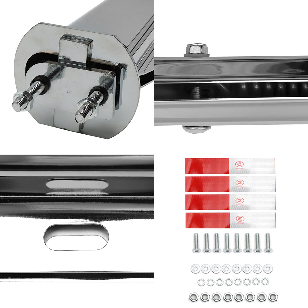 Universal 30" Stainless Steel Straight Spring Loaded Mud Flap Hanger