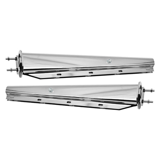 Universal 30" Stainless Steel Straight Spring Loaded Mud Flap Hanger