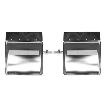 Universal 24" Stainless Steel Semi Truck Quarter Fenders