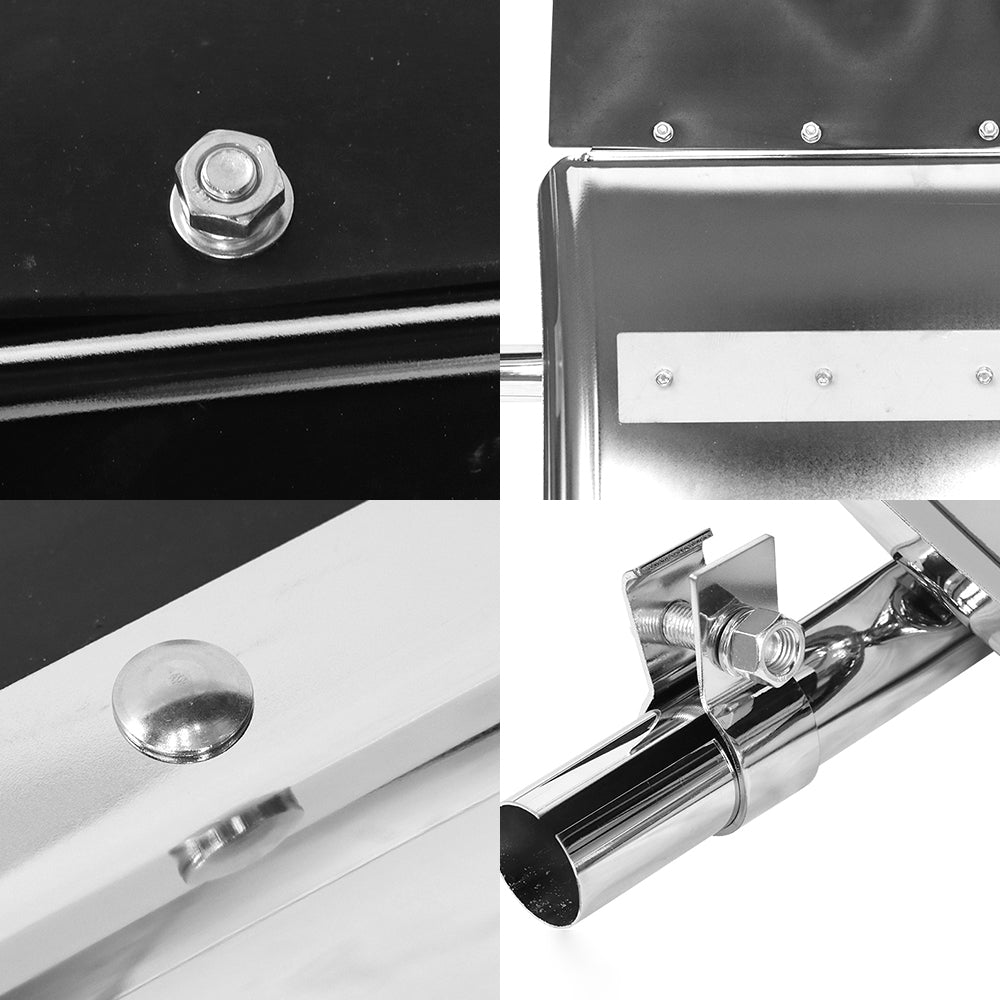 Universal 24" Stainless Steel Semi Truck Quarter Fenders