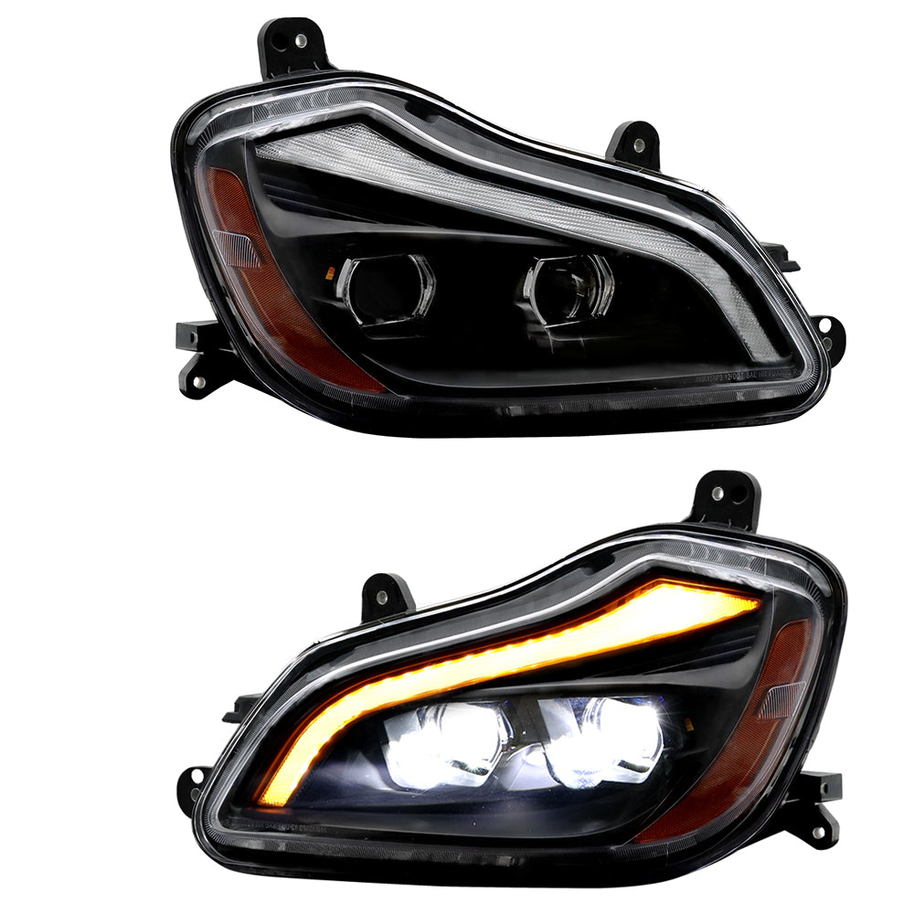 LED Headlights Assembly Compatible With Kenworth T680 2013-2021