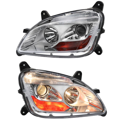 Halogen Headlights Assembly Compatible With Peterbilt 579 587
