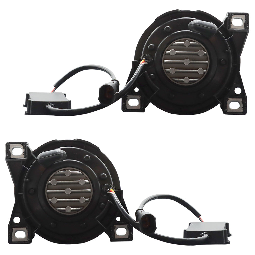 LED Fog Lights Compatible With Peterbilt Kenworth Driver and Passenger Side