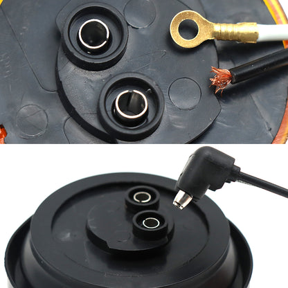 4 LED Side Marker Lights 2" Round Clearance Lights With Rubber Gaskets 10Pcs