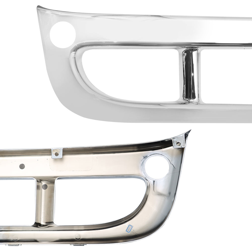 Chrome Front Center Bumper Inner Cover Compatible With Freightliner Cascadia 2008-2017