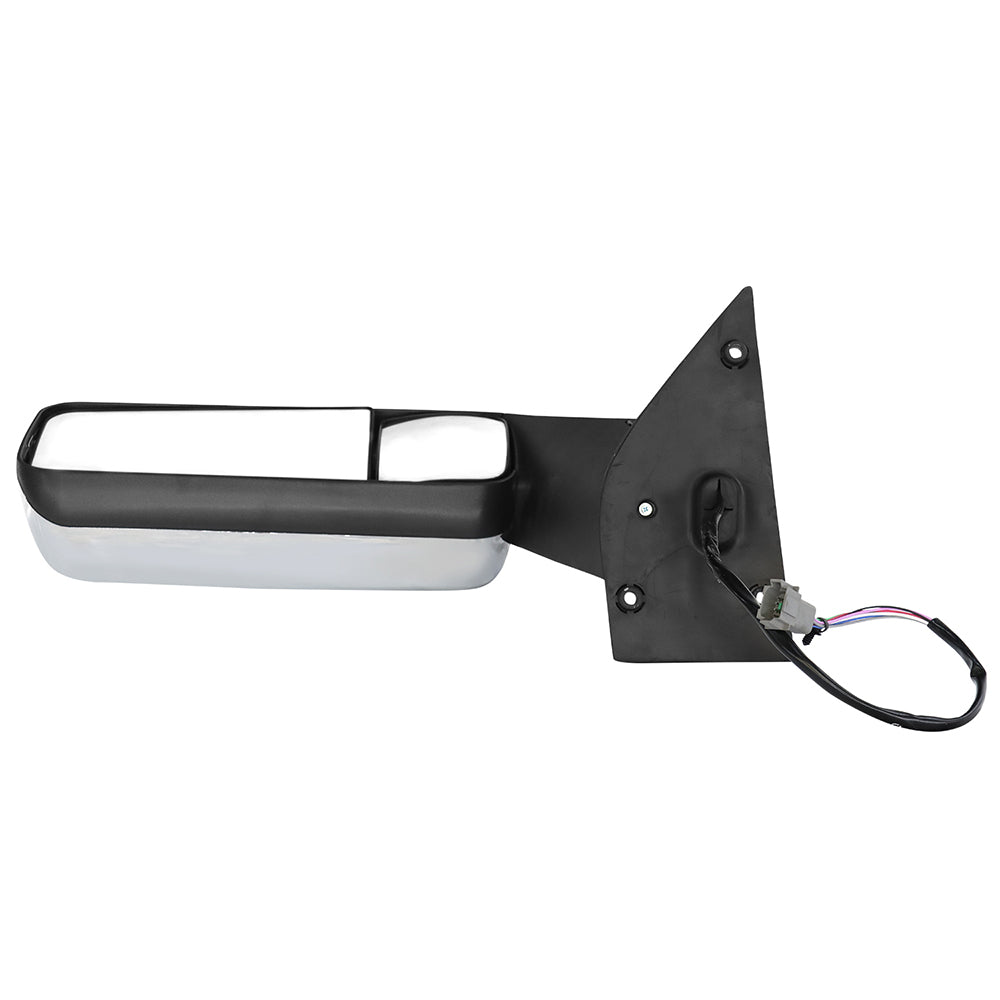 Chrome Heated Door Mirror for Freightliner Cascadia 2018+ Right Passenger Side