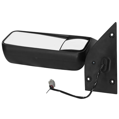 Black Heated Door Mirror for Freightliner Cascadia 2018+ Right Passenger Side