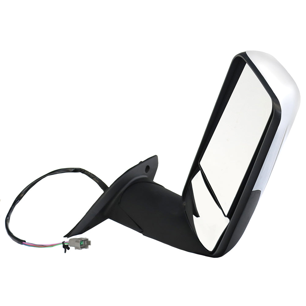 Chrome Heated Door Mirror for Freightliner Cascadia 2018+ Right Passenger Side