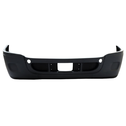 Complete Front Bumper Compatible With Freightliner Cascadia 2008-2016 Without Fog Light Holes Black