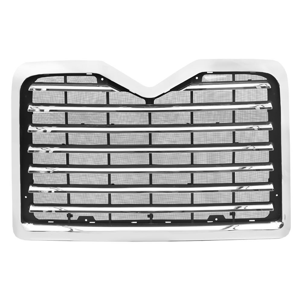 Chrome Front Grille With Bug Screen Fit For Mack Vision Truck 2002-2016