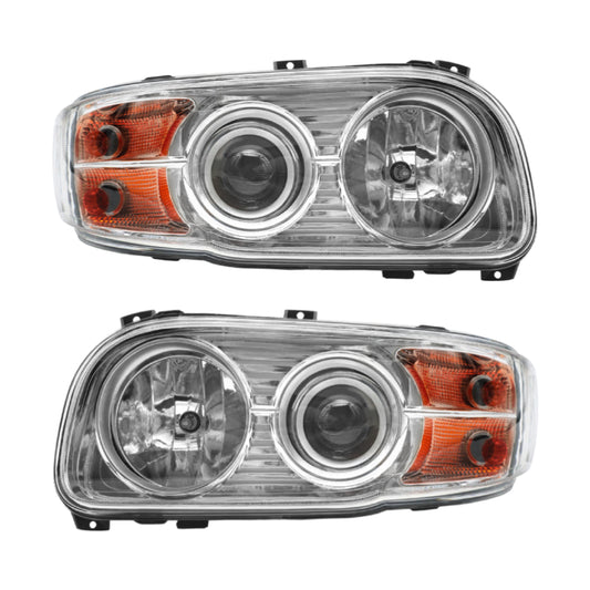 Halogen Headlights Assembly Compatible With Peterbilt 388 389 2008-2018