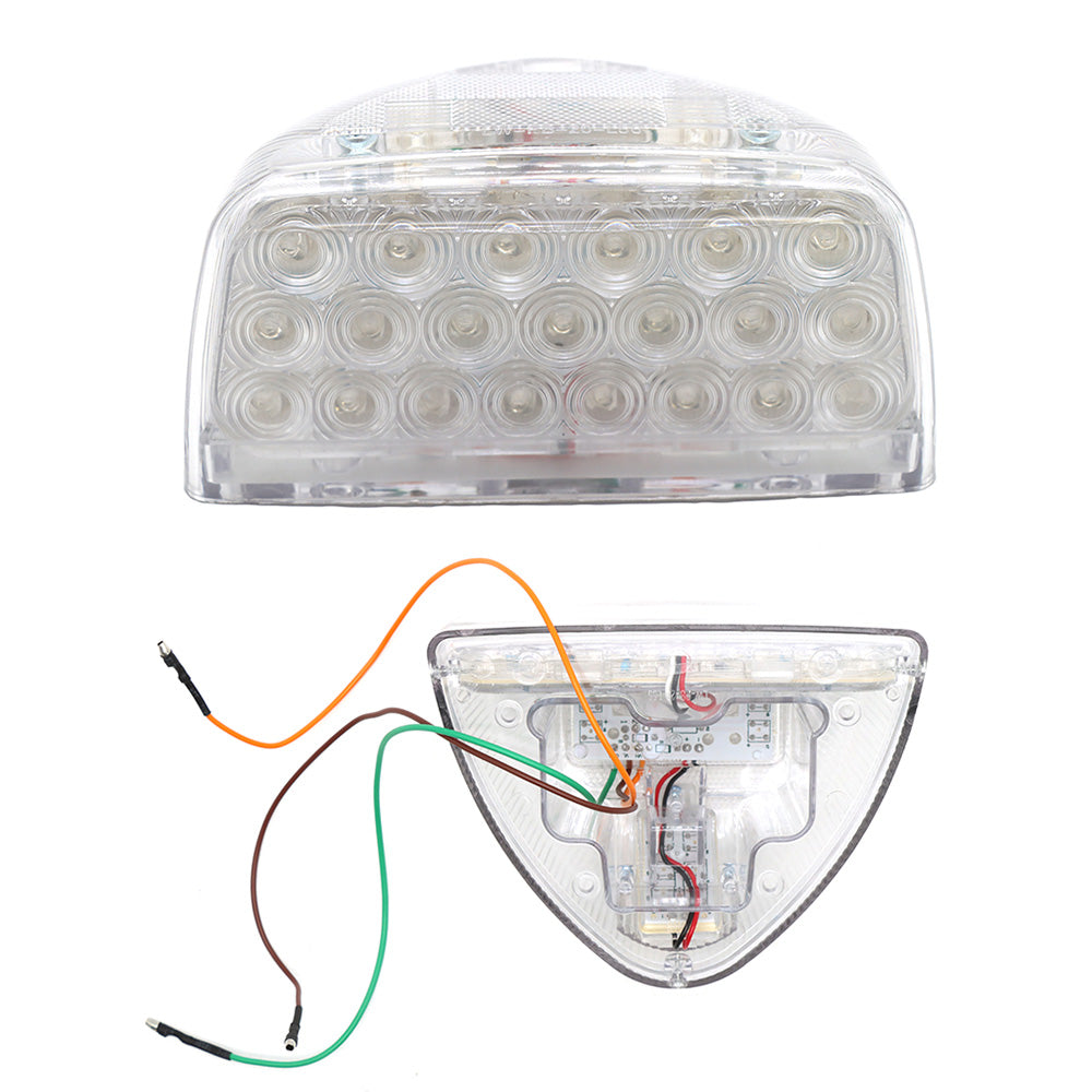 Fit for Peterbilt 357/378/379 Turn Signal Light Triangle Amber 2Pcs