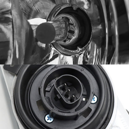 Fit for Peterbilt 337/386/387 Black Headlights With Turn Signal