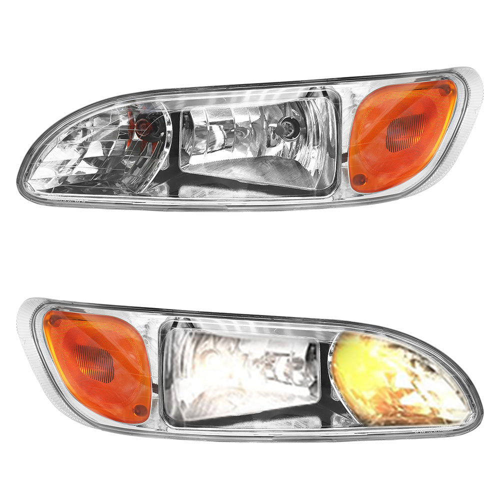 Compatible With Peterbilt 337/386/387 Headlight Assembly Fit Halogen Models