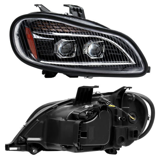 LED Headlight Assembly Fit for Freightliner M2 2004-2013 Pair