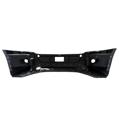 Complete Front Bumper Compatible With Freightliner Cascadia 2008-2016 With Fog Light Holes Black