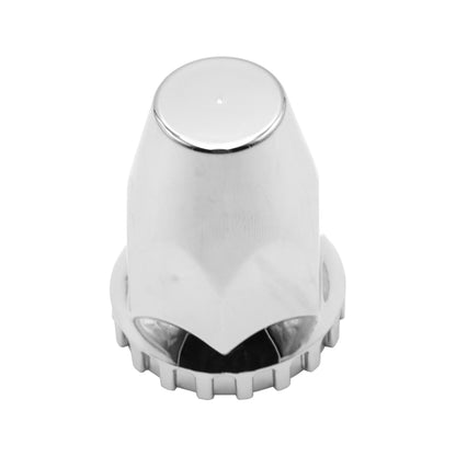 Screw 33mm Chrome Wheel Hub Covers 2 7/8" Compatible With Semi Truck 60Pcs