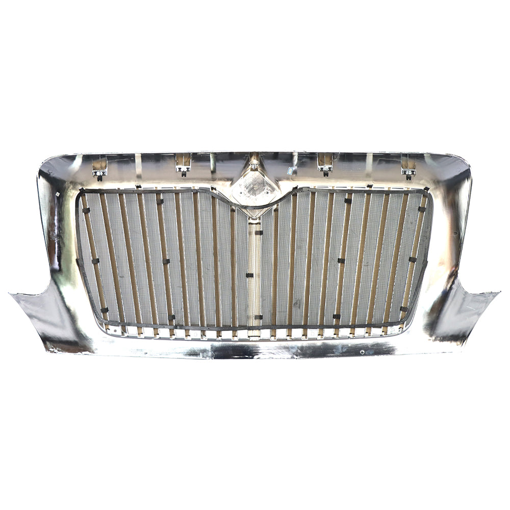 Chrome Grille With Bug Screen Fit For International Durastar Semi Trucks