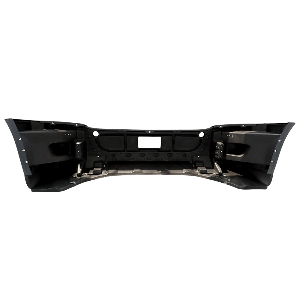 Complete Front Bumper Compatible With Freightliner Cascadia 2008-2016 Without Fog Light Holes Black
