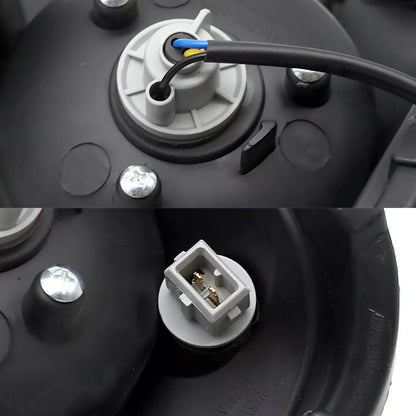 Compatible With Mack Granite GU713 Headlights Assembly Chrome Aftermarket