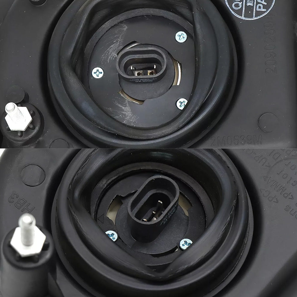 Compatible With Mack Granite GU713 Headlights Assembly Chrome Aftermarket