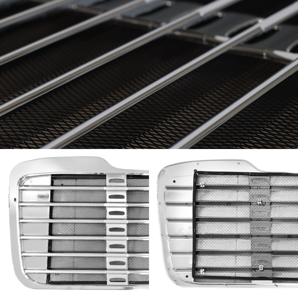 Compatible With Freightliner M2 2003-2015 Trucks Full Chrome Front Grille