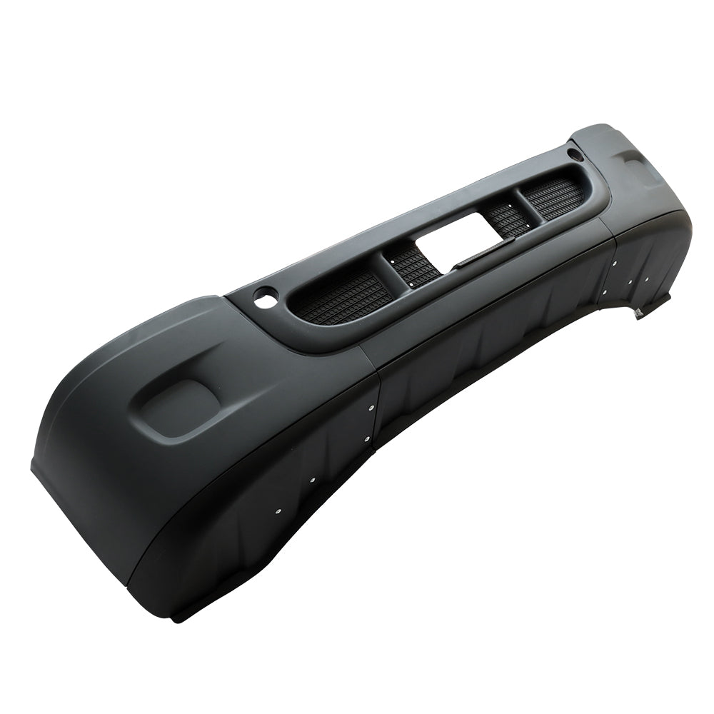 Complete Front Bumper Compatible With Freightliner Cascadia 2008-2016 Without Fog Light Holes Black