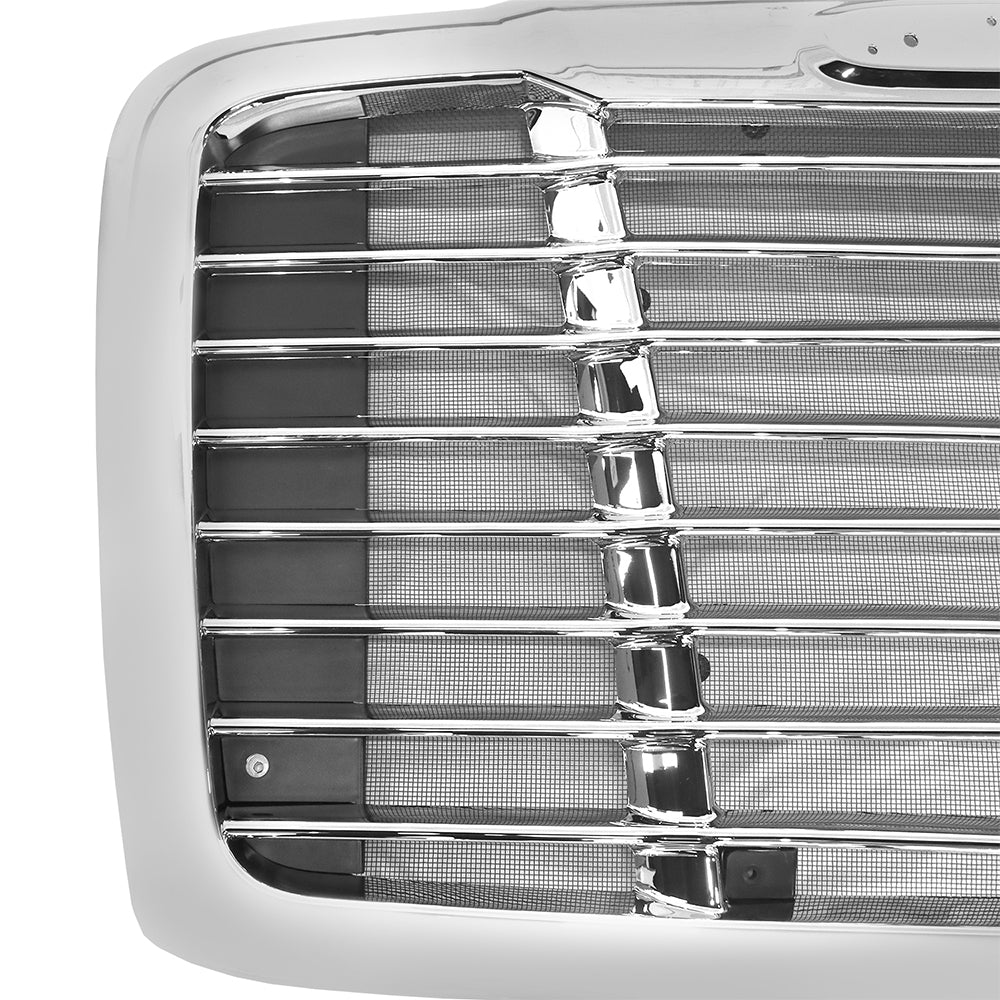 Chrome Grille With Bug Screen Fit For Freightliner Cascadia 2008-2017
