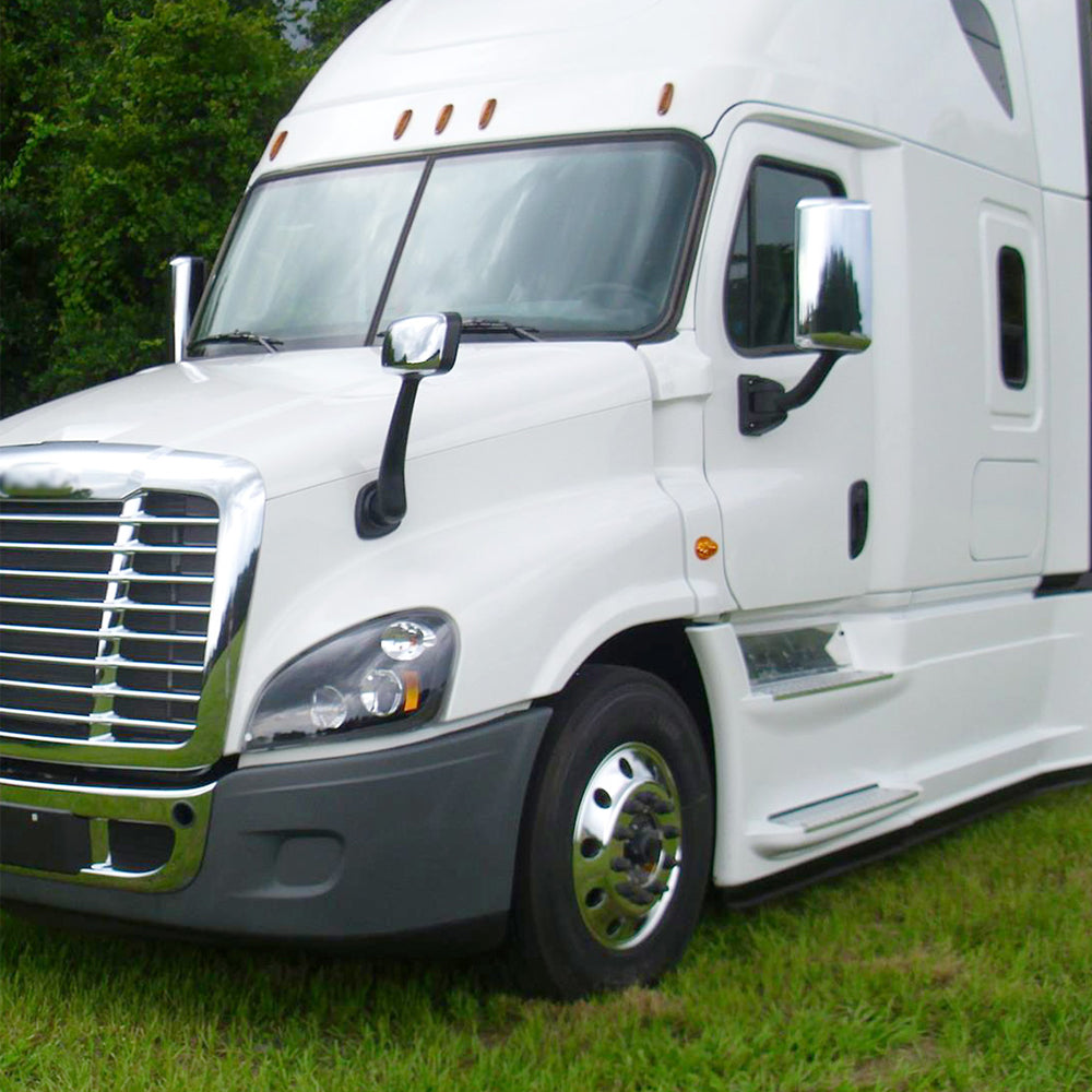 Bumper End Cover Without Fog Light Hole Compatible With Freightliner Cascadia 2008-2017 Passenger Side