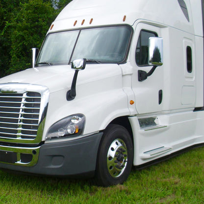 Bumper End Cover Without Fog Light Hole Compatible With Freightliner Cascadia 2008-2017 Passenger Side