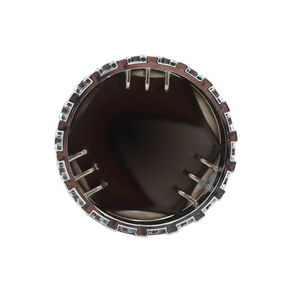 Push 33mm Chrome Spiked Wheel Hub Covers 4 3/4" Compatible With Semi Truck 60Pcs