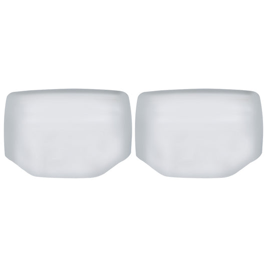 Compatible With Kenworth T680 & Peterbilt 579/587 Chrome Hood Mirror Covers