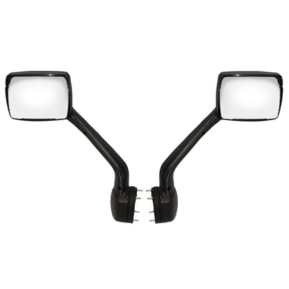 Compatible With Kenworth T680 & Peterbilt 579/587 Chrome Hood Mirrors