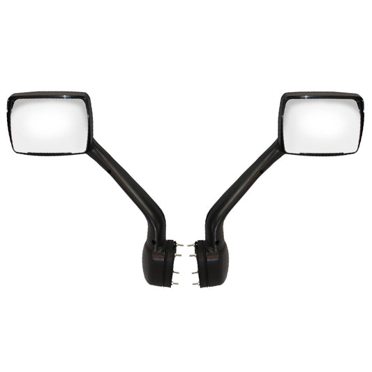 Compatible With Kenworth T680 & Peterbilt 579/587 Chrome Hood Mirrors