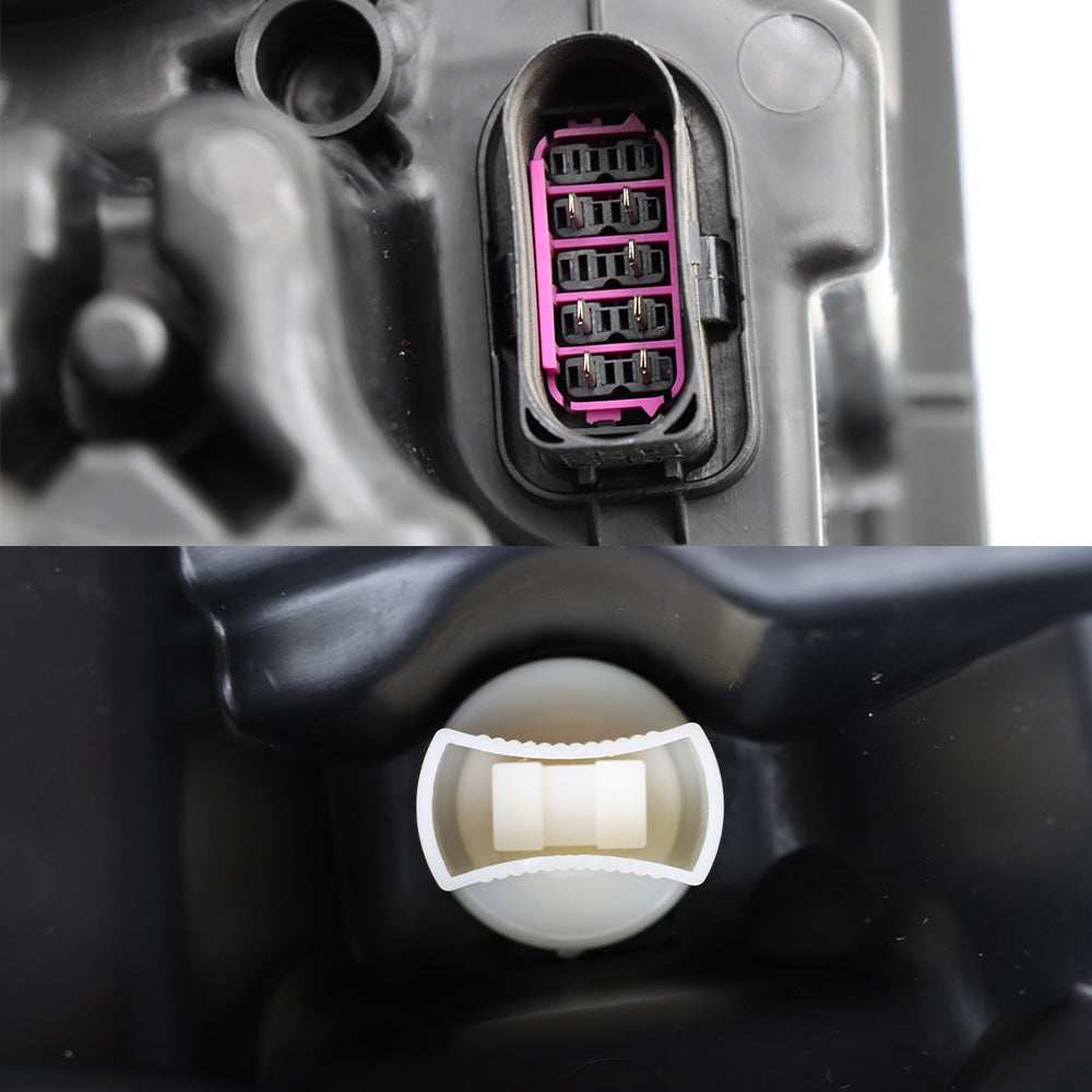 Compatible With Kenworth T680 2013-2021 Chrome Headlights Included Bulbs