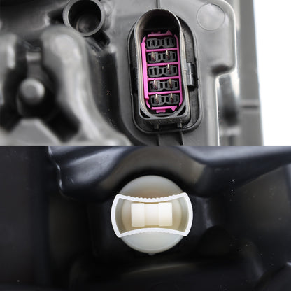 Compatible With Kenworth T680 2013-2021 Chrome Headlights Included Bulbs