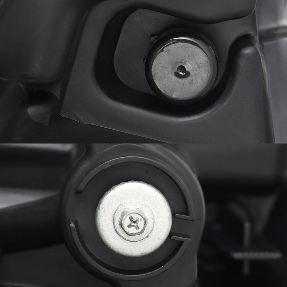 Fit for Kenworth T680 2013-2021 Black Headlights Included Bulbs