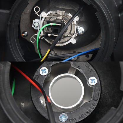 Fit for Kenworth T680 2013-2021 Black Headlights Included Bulbs