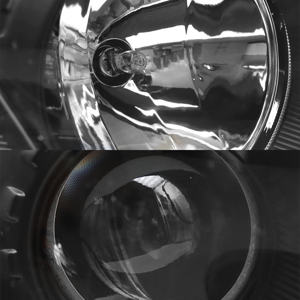 Fit for Kenworth T680 2013-2021 Black Headlights Included Bulbs