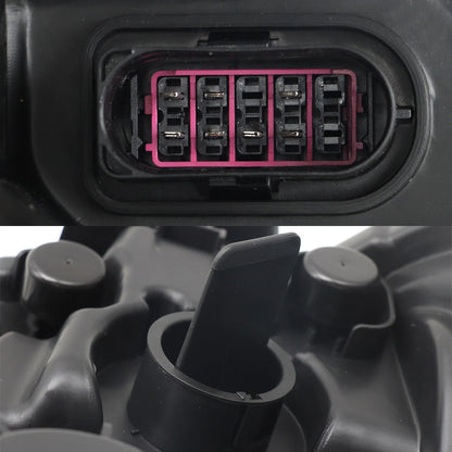 Fit for Kenworth T680 2013-2021 Black Headlights Included Bulbs